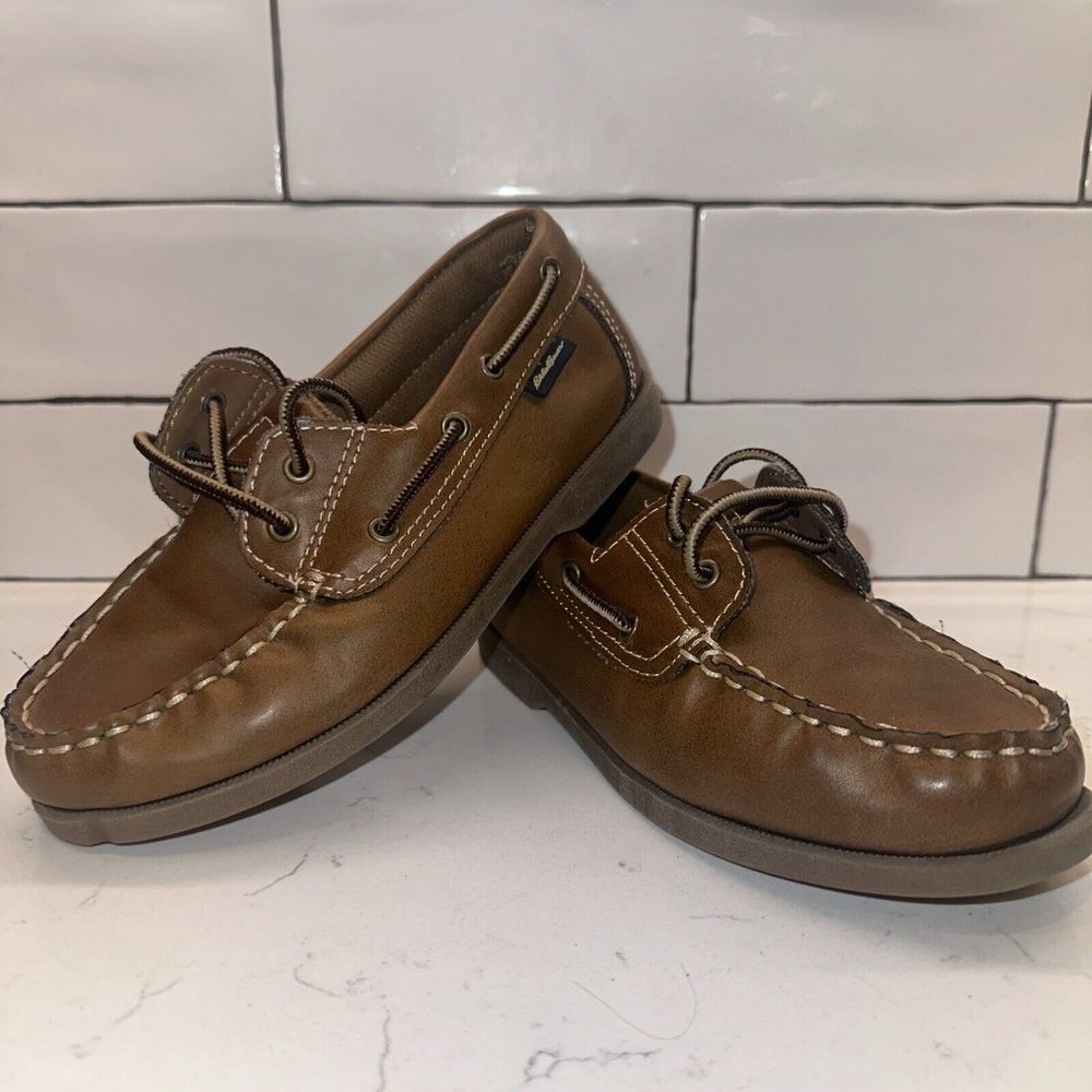 Eddie Bower Boys Brown Loafers Size 13